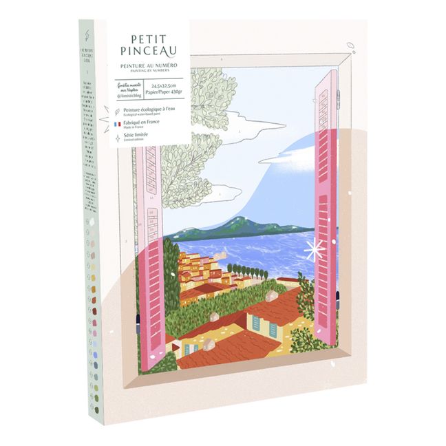 Kit de peinture au numéro - Fenêtre ouverte sur Naples
