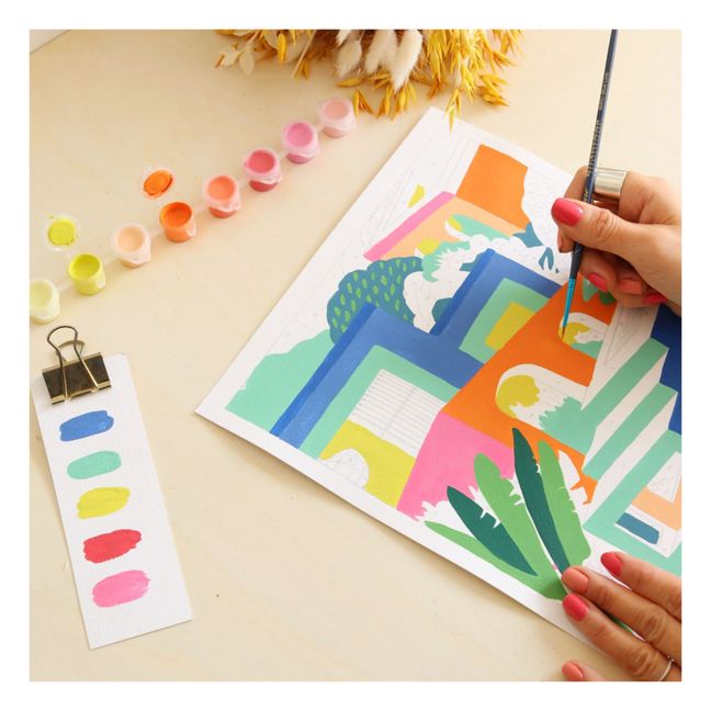 Kit de peinture au numéro - Maisons Colorées 