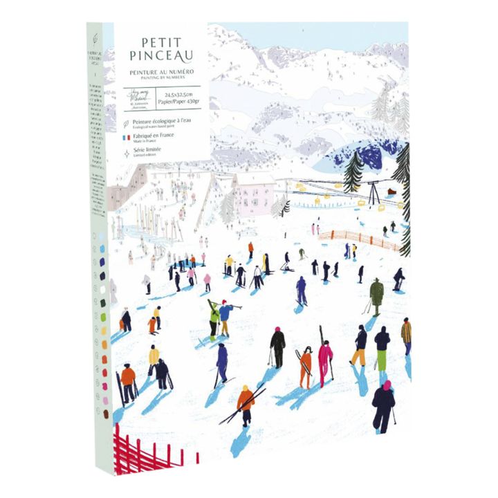 Number painting kit - Skiing among Montains- Product image n°0