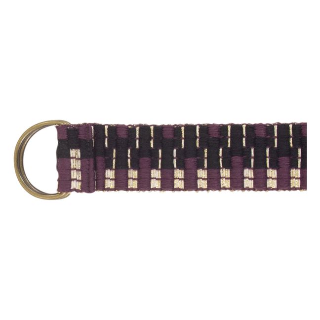 Eloa Recycled Fibre Belt | Purple