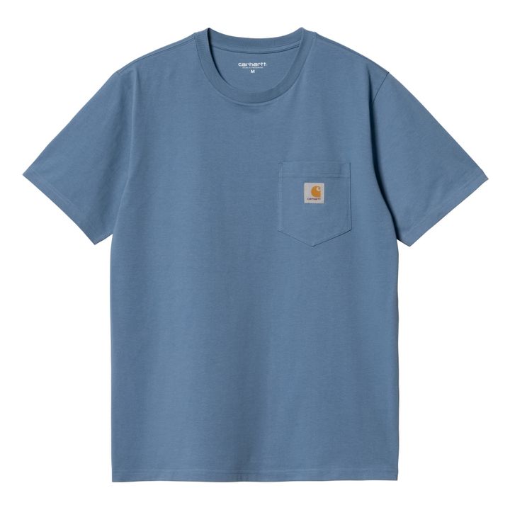 Pocket T-shirt | Grey blue- Product image n°0