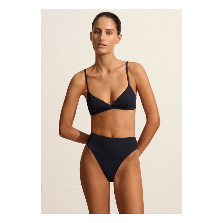 Slip bikini, modello: Nineties Brief, a vita alta | Blu marino- Immagine del prodotto n°1