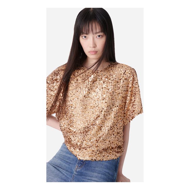 T-shirt Boléro Sequins | Mordoré