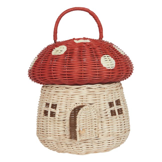 Natural Hand Woven Storage Basket - Extra Small Oat
