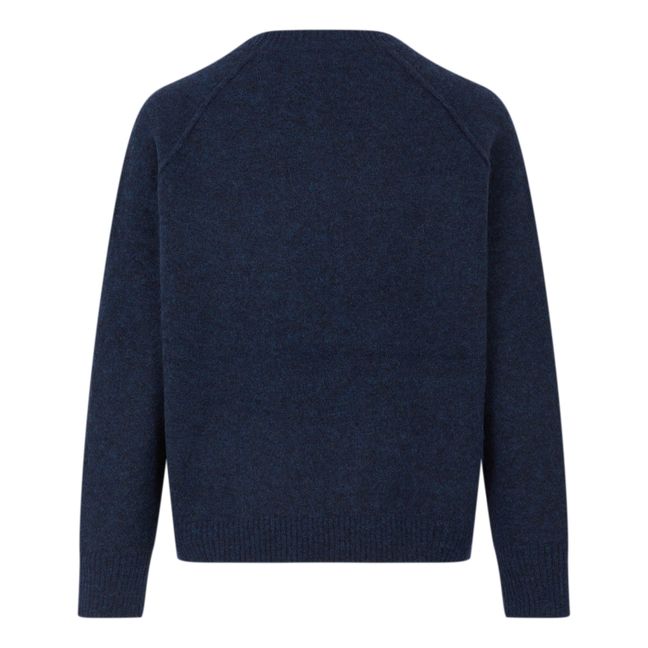 Pull Mascate Laine Alpaga Superfine et Mérinos | Bleu marine