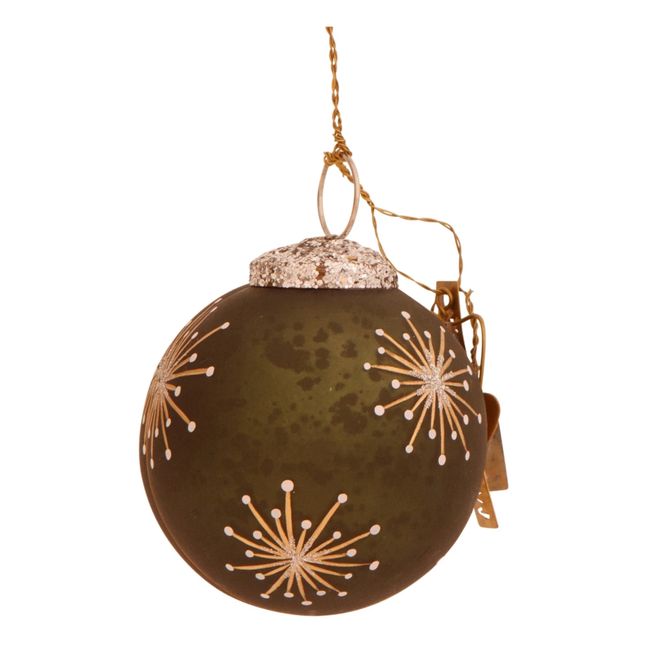 Boule de Noël étoiles | Verde militare