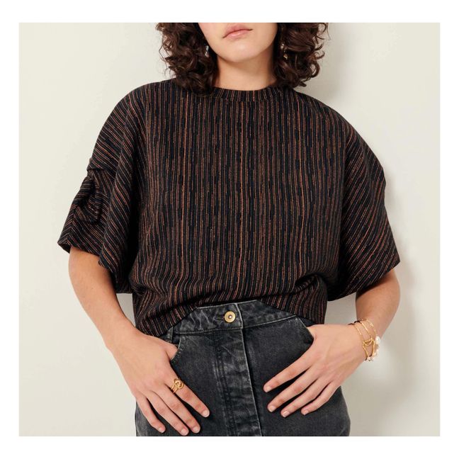 T-shirt Nagel | Marron