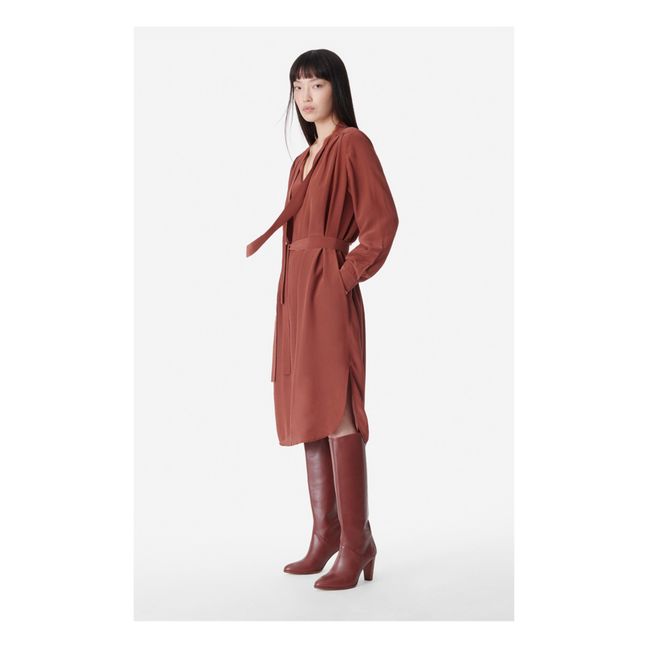 Vestido Blenda | Terracotta
