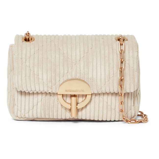 Bolsa de pana Nano Moon | Crema