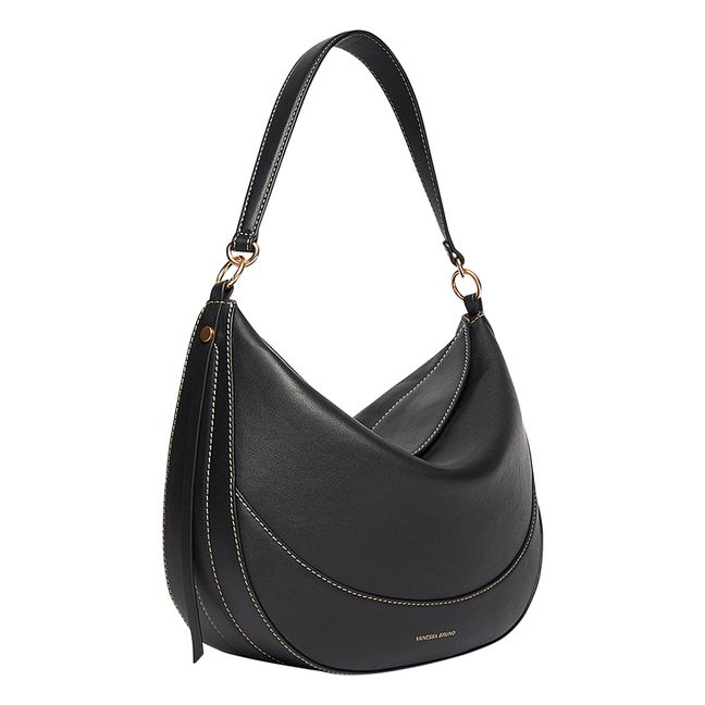 Bolso diario Piel lisa | Negro