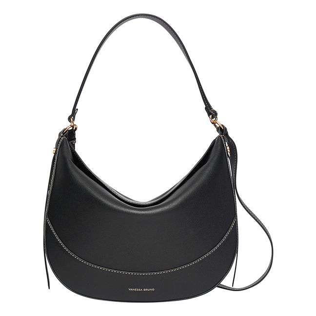 Bolso diario Piel lisa | Negro