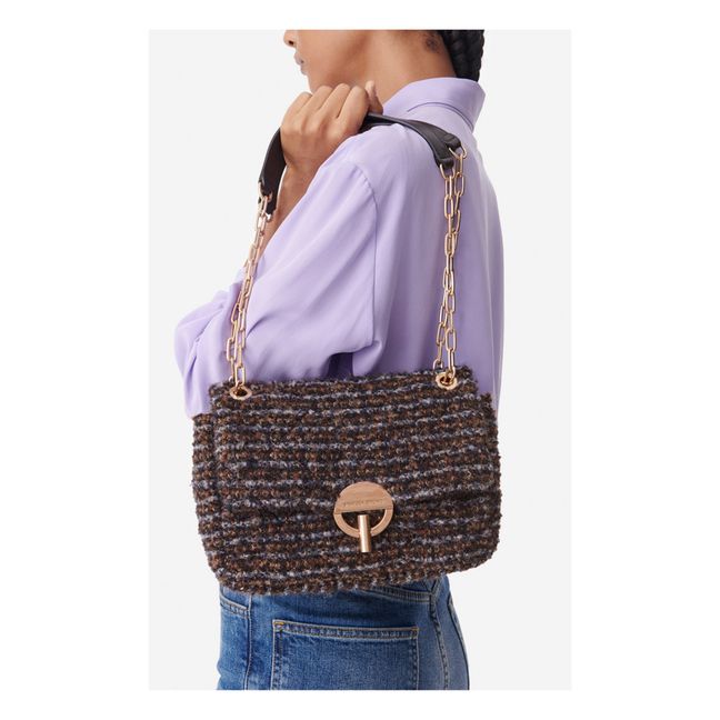 Bolso Moon MM Tweed Buckle | Negro