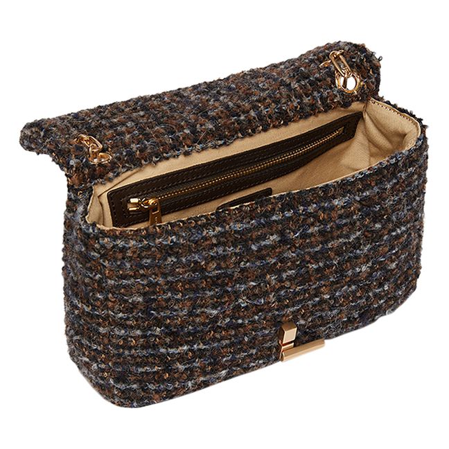 Bolso Moon MM Tweed Buckle | Negro