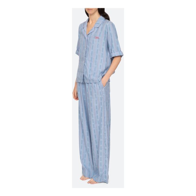 Conjunto de pijama Vellamo | Azul