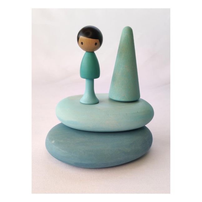 Personnages en bois S&J