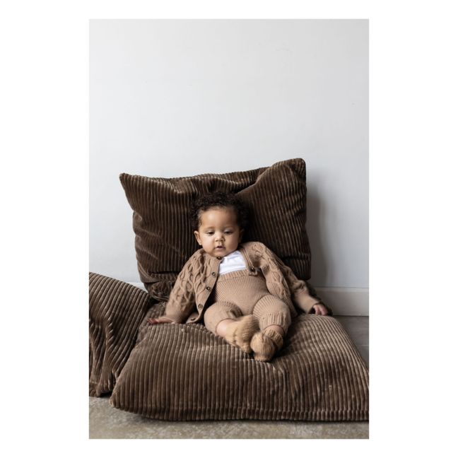 Salopette Laine Merinos Ink | Camel