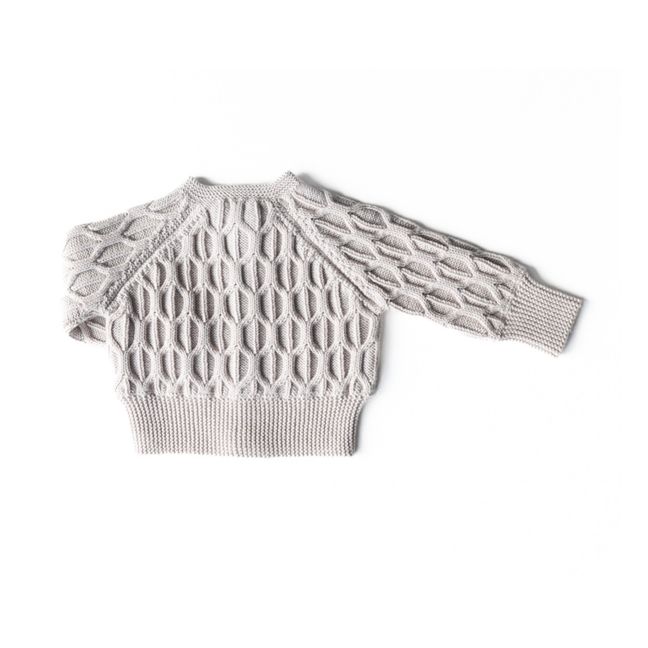 Cardigan reversibile in lana merino Flo - Collezione Donna - Regno Unito | Ecru
