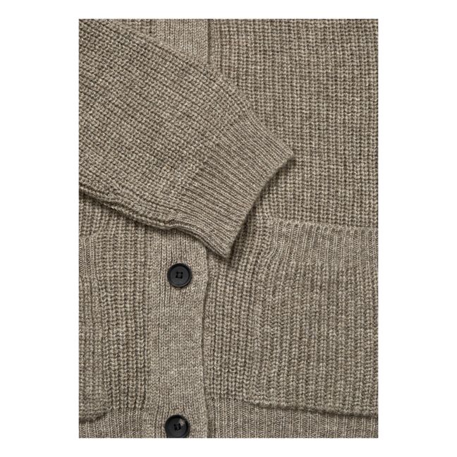 Sartuul Woollen Bine Cardigan | Brown