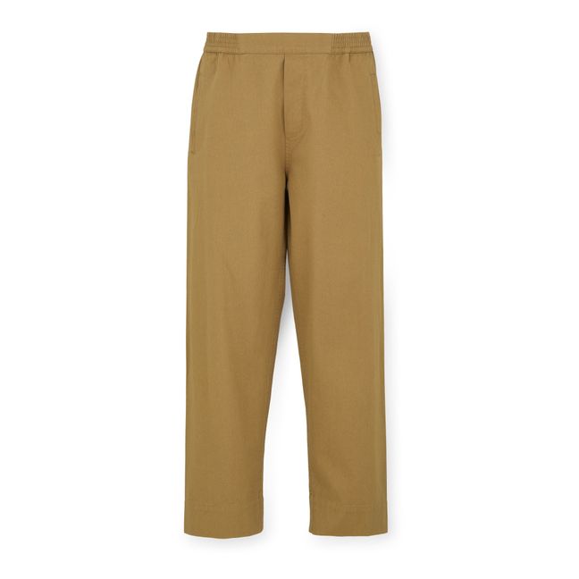 Coco Twill Organic Cotton Trousers | Caramel