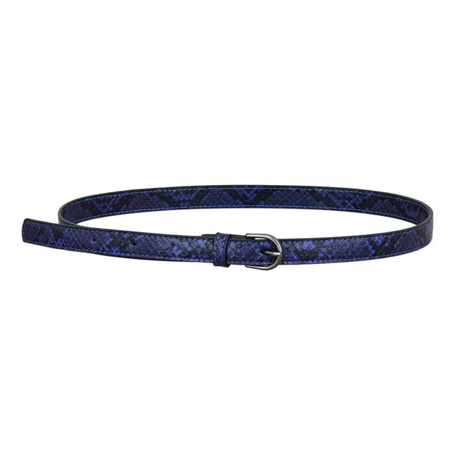 Cintura con serpente Naga | Blu marino