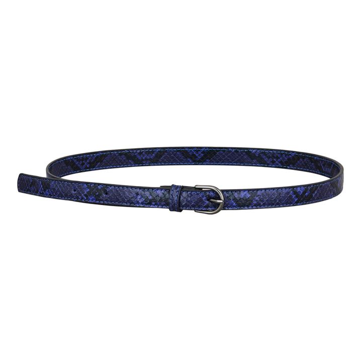 Cintura con serpente Naga | Blu marino- Immagine del prodotto n°0
