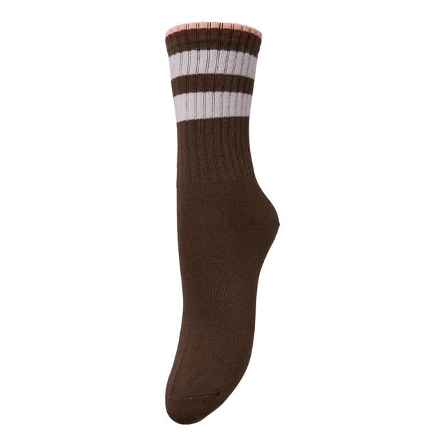 Tenna socks | Taupe brown