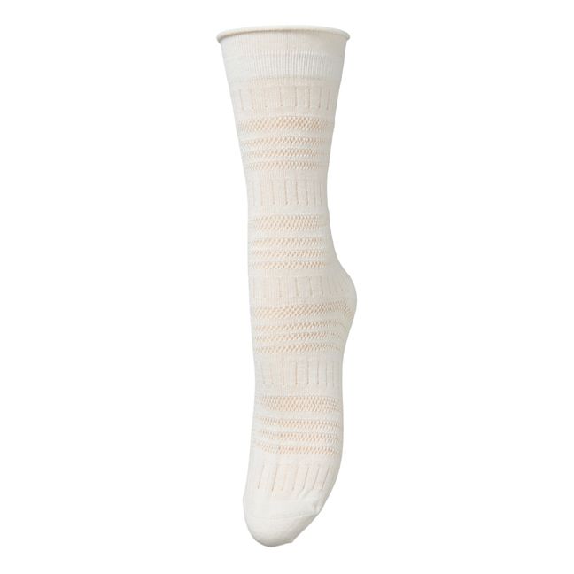 Chaussettes Lucretia | Ecru