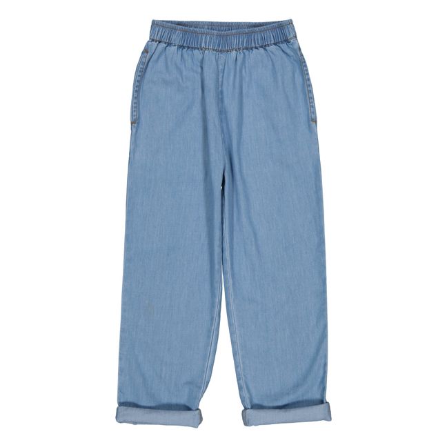Valentin Chambray trousers | Denim blue