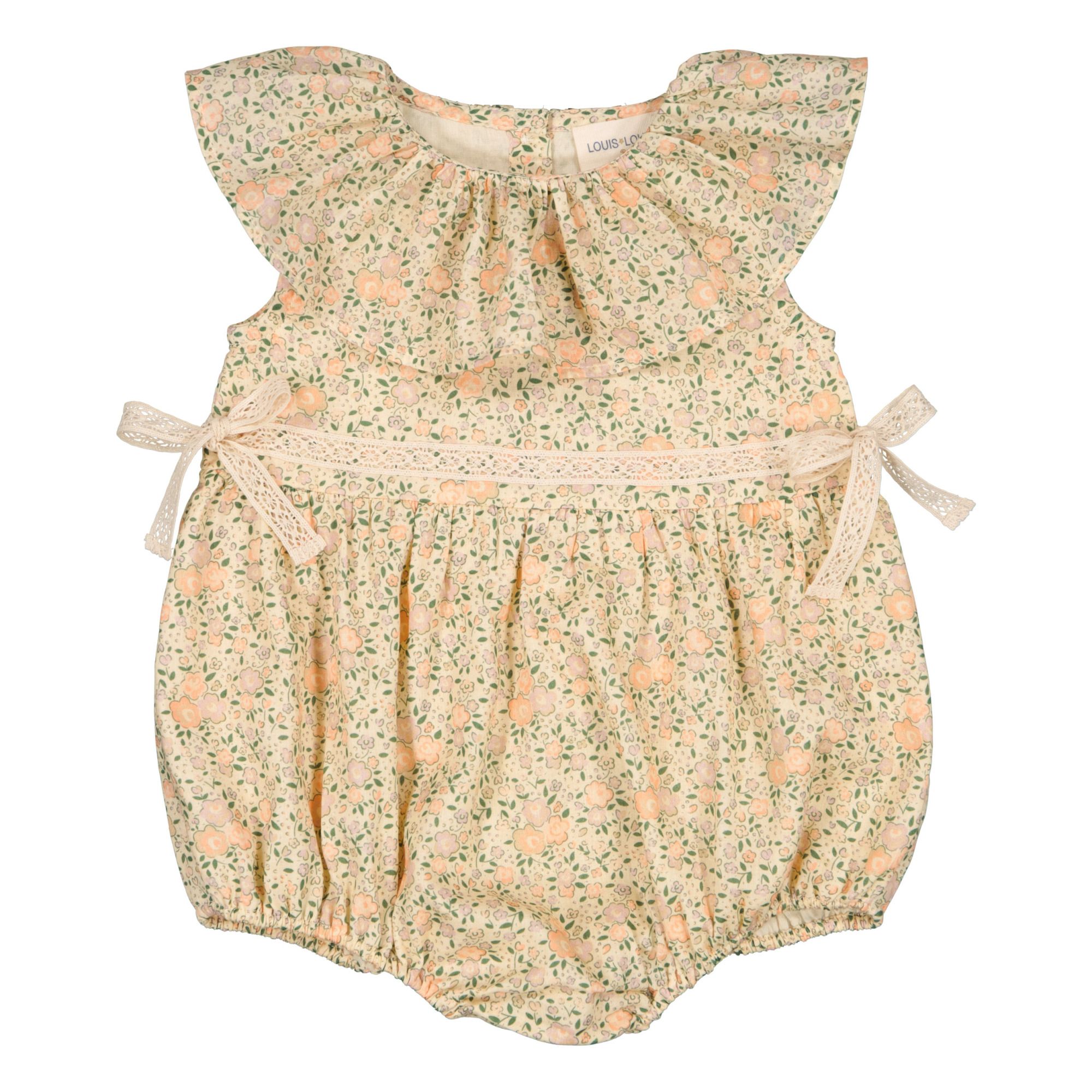 Baby Louise Stretch Jersey Romper Pink main image 1