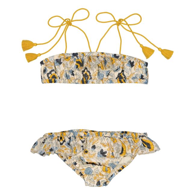 2-Piece Wave Swimsuit | Yellow