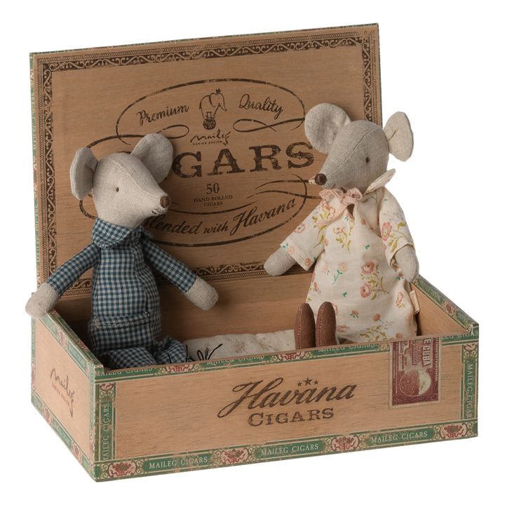 Grandma & Grandpa mice in their box- Product image n°4