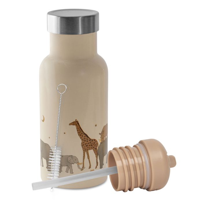 Trinkflasche aus Edelstahl Safari | Seidenfarben- Produktbild Nr. 0