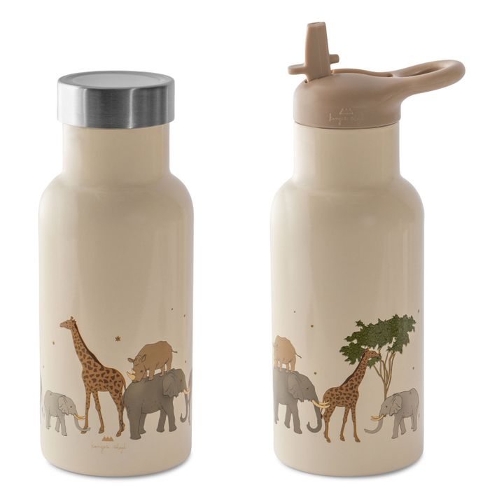 Trinkflasche aus Edelstahl Safari | Seidenfarben- Produktbild Nr. 1