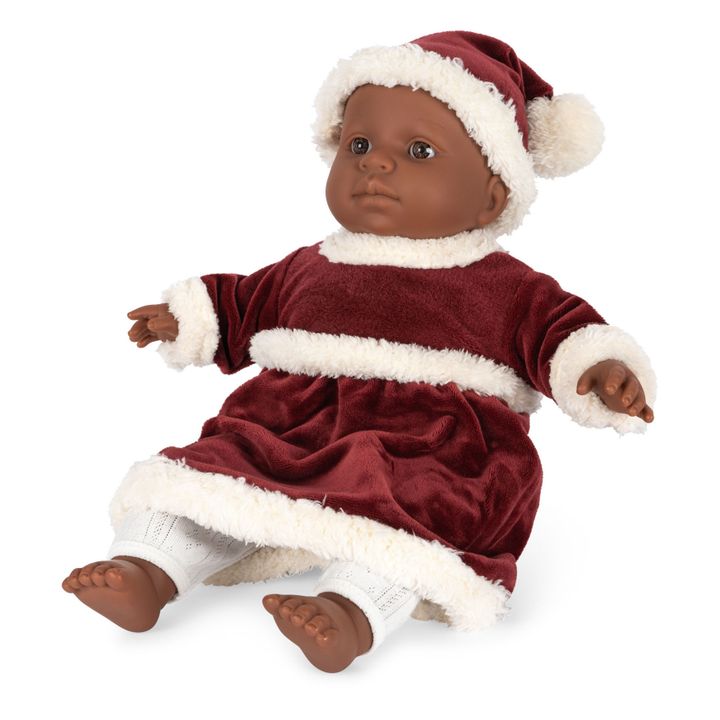 Tenue de Noël pour poupée | Rouge- Image produit n°1