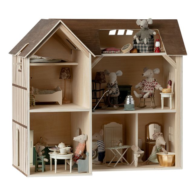 Wooden Dollhouse Furniture Doll House Furniture Dollhouse -  Israel