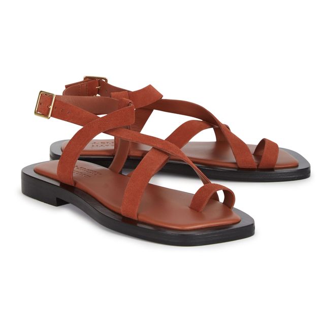 Zusammenarbeit A.Emery x Matteau Spargi-Sandalen | Schwarz