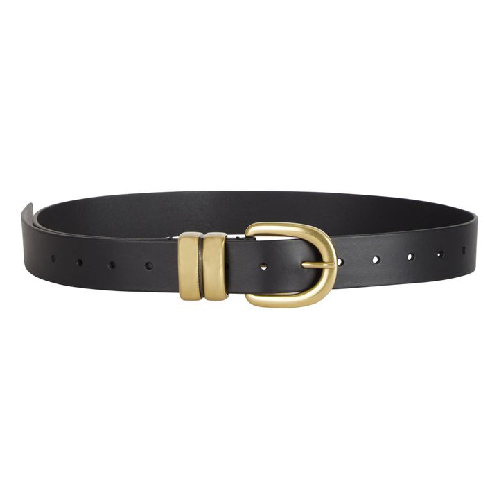 Zoira Leather Belt | Black- Product image n°0