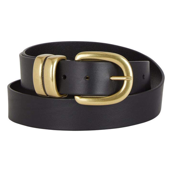 Zoira Leather Belt | Black- Product image n°1