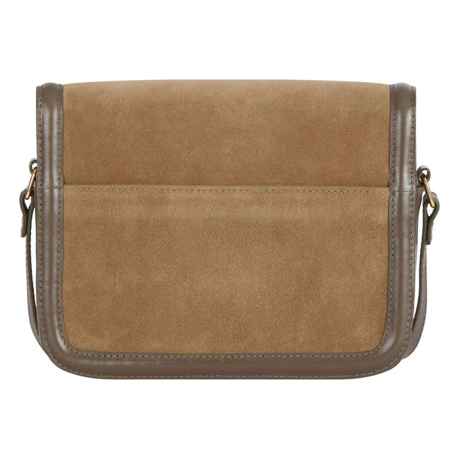 Sac Sophia Bi-Matière | Taupe