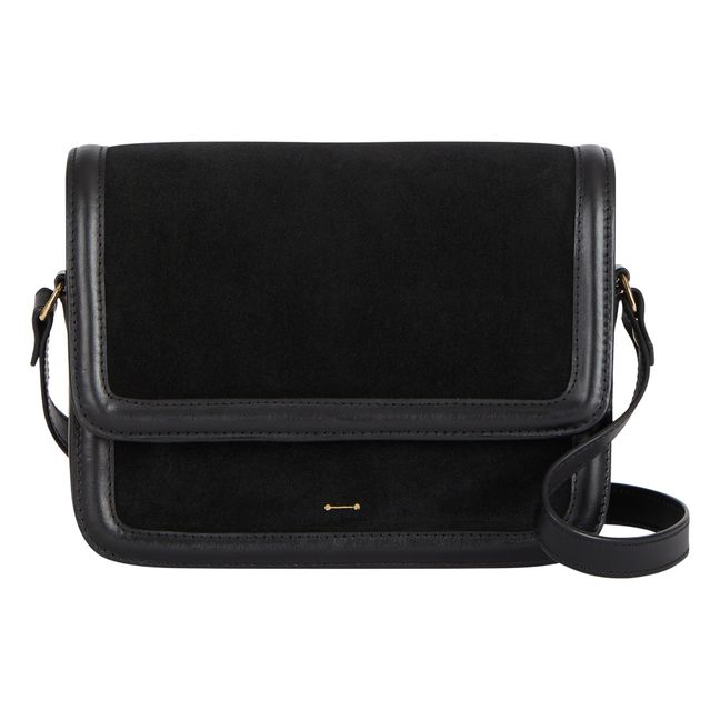 Sac Sophia Bi-Matière | Noir