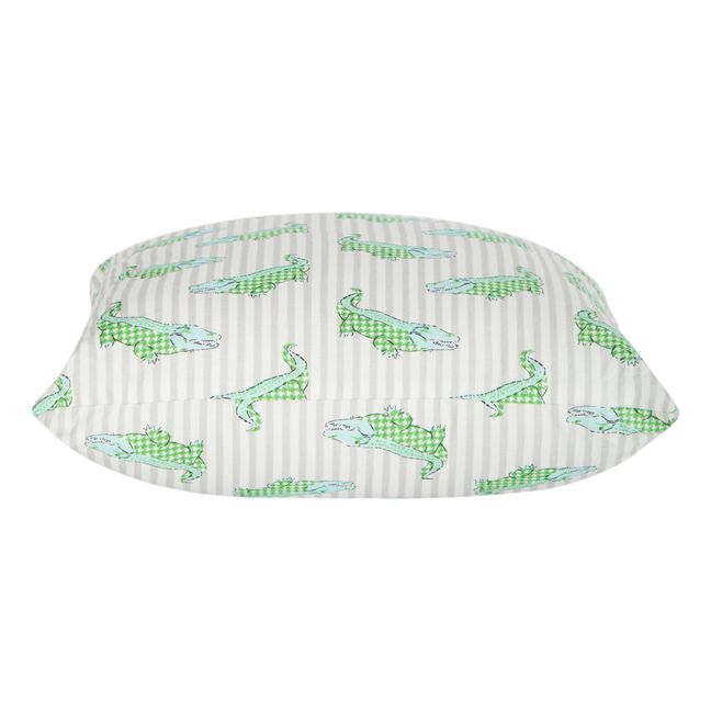 Coussin Crocodile | Vert