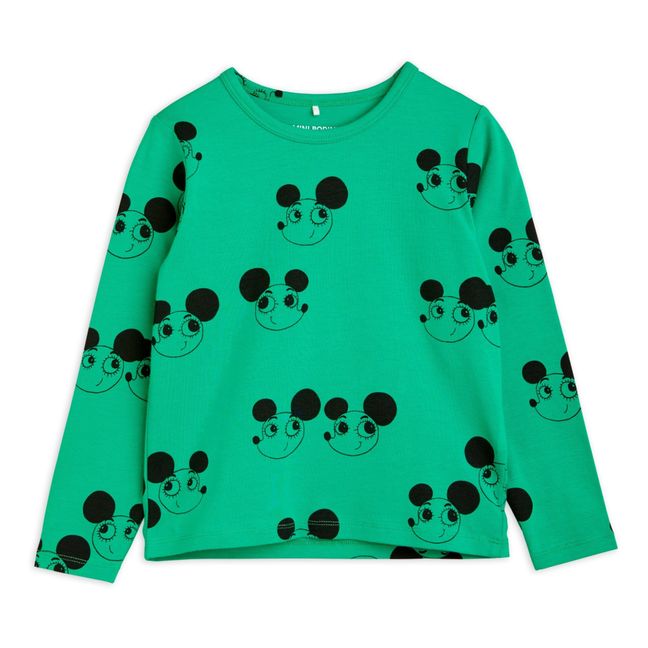 Camiseta de algodón ecológico Ritzrats | Verde