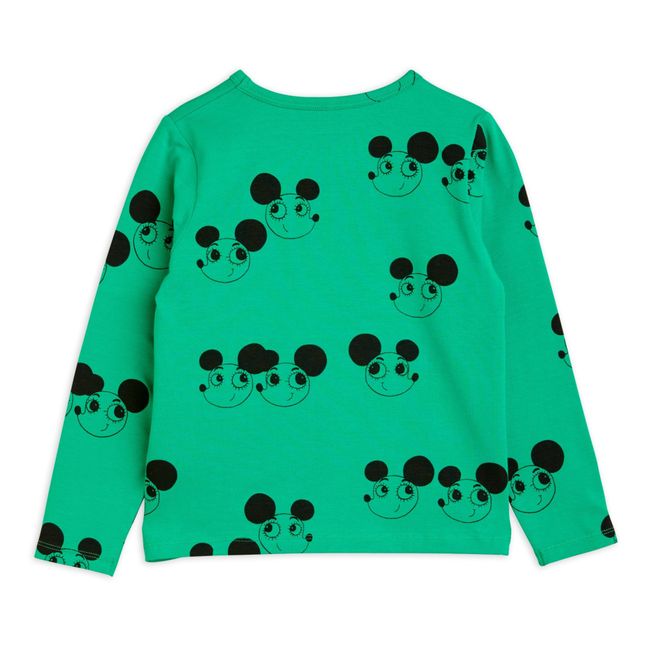 Camiseta de algodón ecológico Ritzrats | Verde
