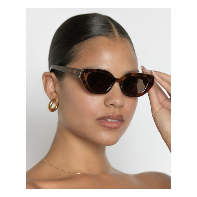 Lunettes de Soleil Le Chat | Brun roux