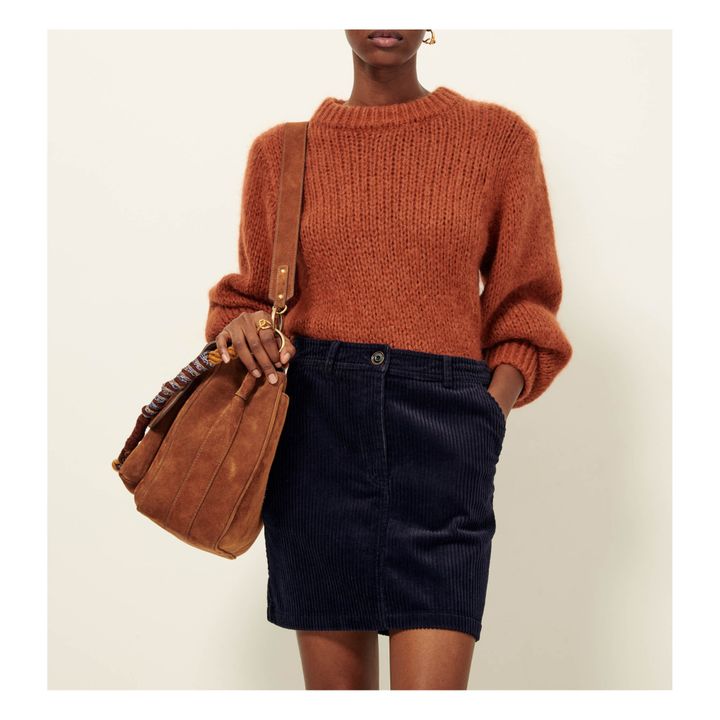 Brown corduroy outlet skirt navy