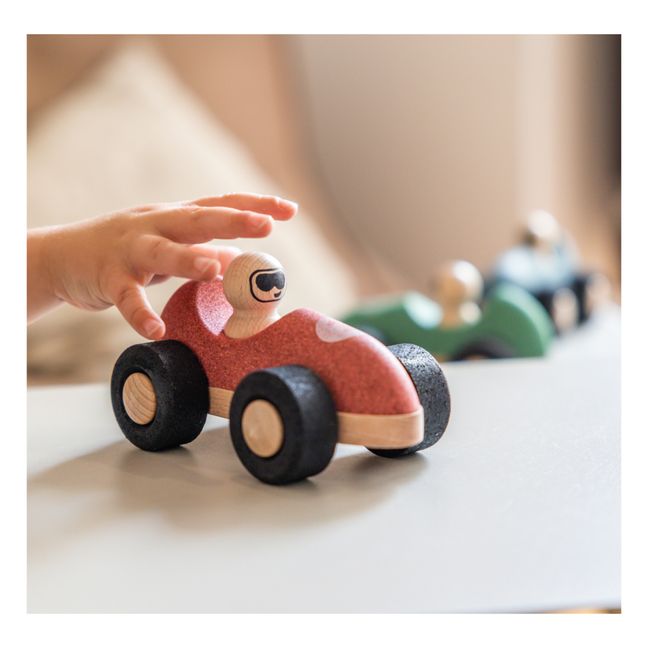 Pinch Toys Mini voiture jouet en bois - Fait main