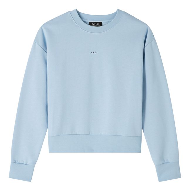 Anna organic cotton sweatshirt | Light Blue