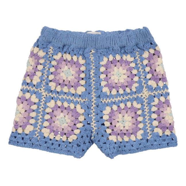 Mohawk Crochet Shorts | Dark purple