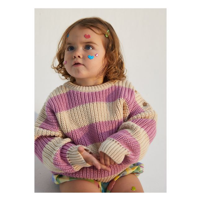 Myra Baby Organic Cotton Sweater | Pink