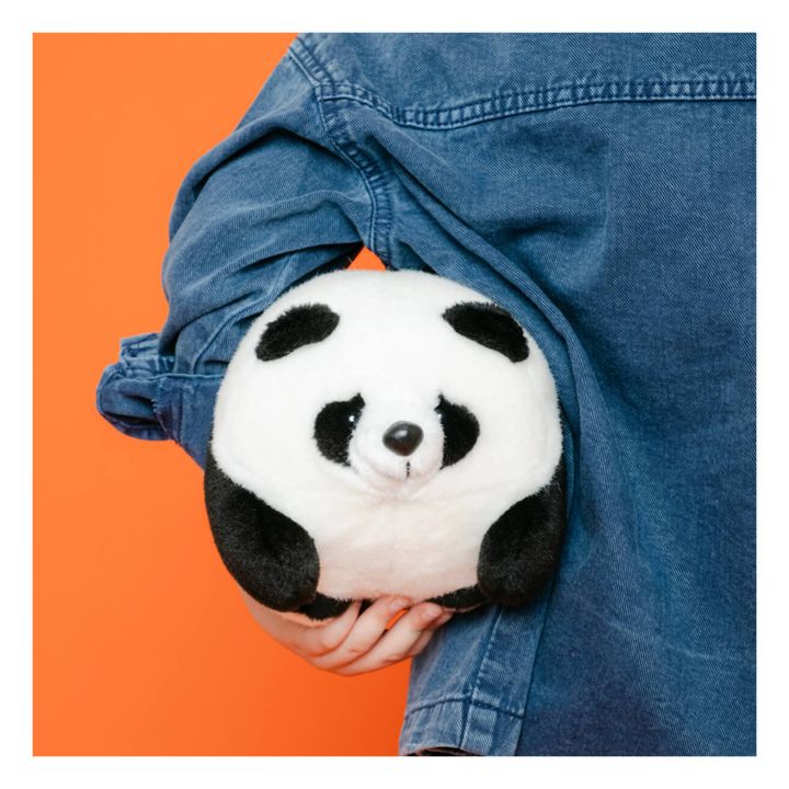 Peluche Roodoodoo Dada le Panda  | Noir- Image produit n°1